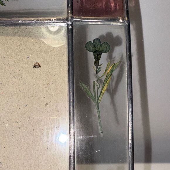 Floral Stained Glass Picture Frame - Picture 5 of 8